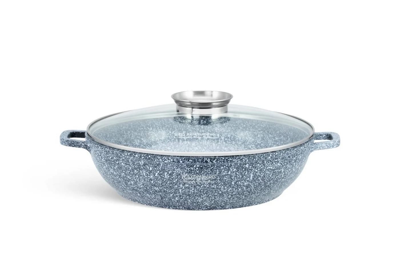 Edenberg Kochtopf mit Glasdeckel Keramik-Granit Aluminium Edelstahl - Bild 2