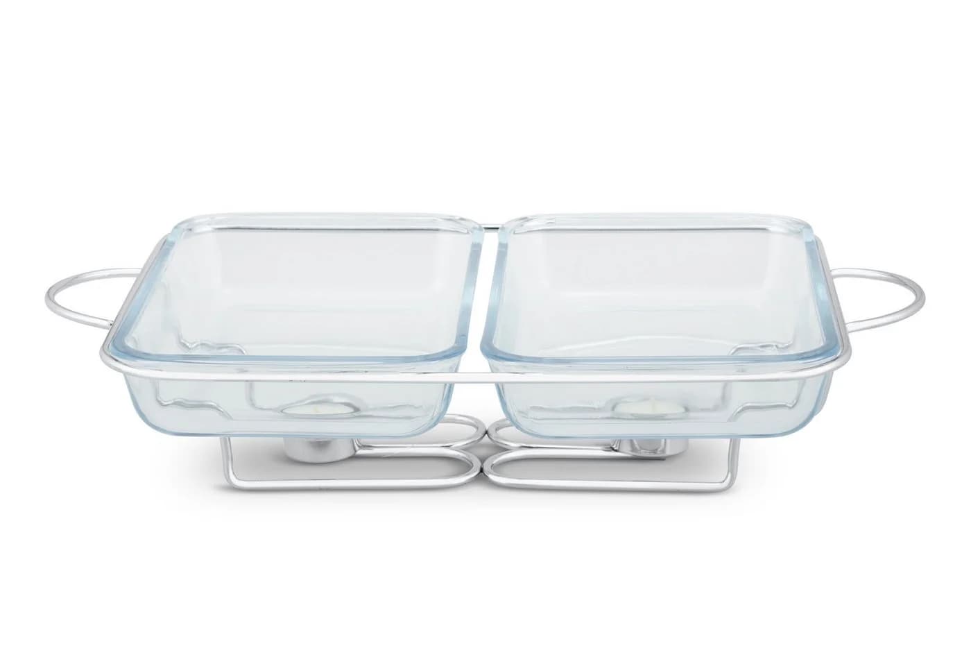 Edenberg Speisenwärmer 2x 1.8L Edelstahl Glas Warmhaltebehälter - Bild 3