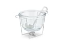 Edenberg Speisenwärmer 4,0L Edelstahl Glas 3-tlg. Warmhaltebehälter Bild 3