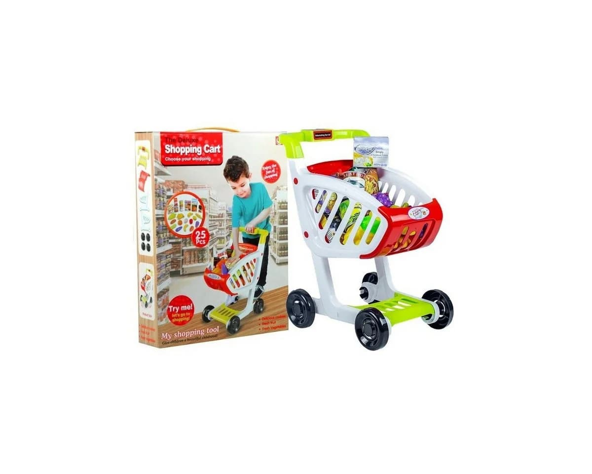 Wisam Kinder-Küchenset Einkaufswagen Obst Gemüse 25 Elemente - Bild 2