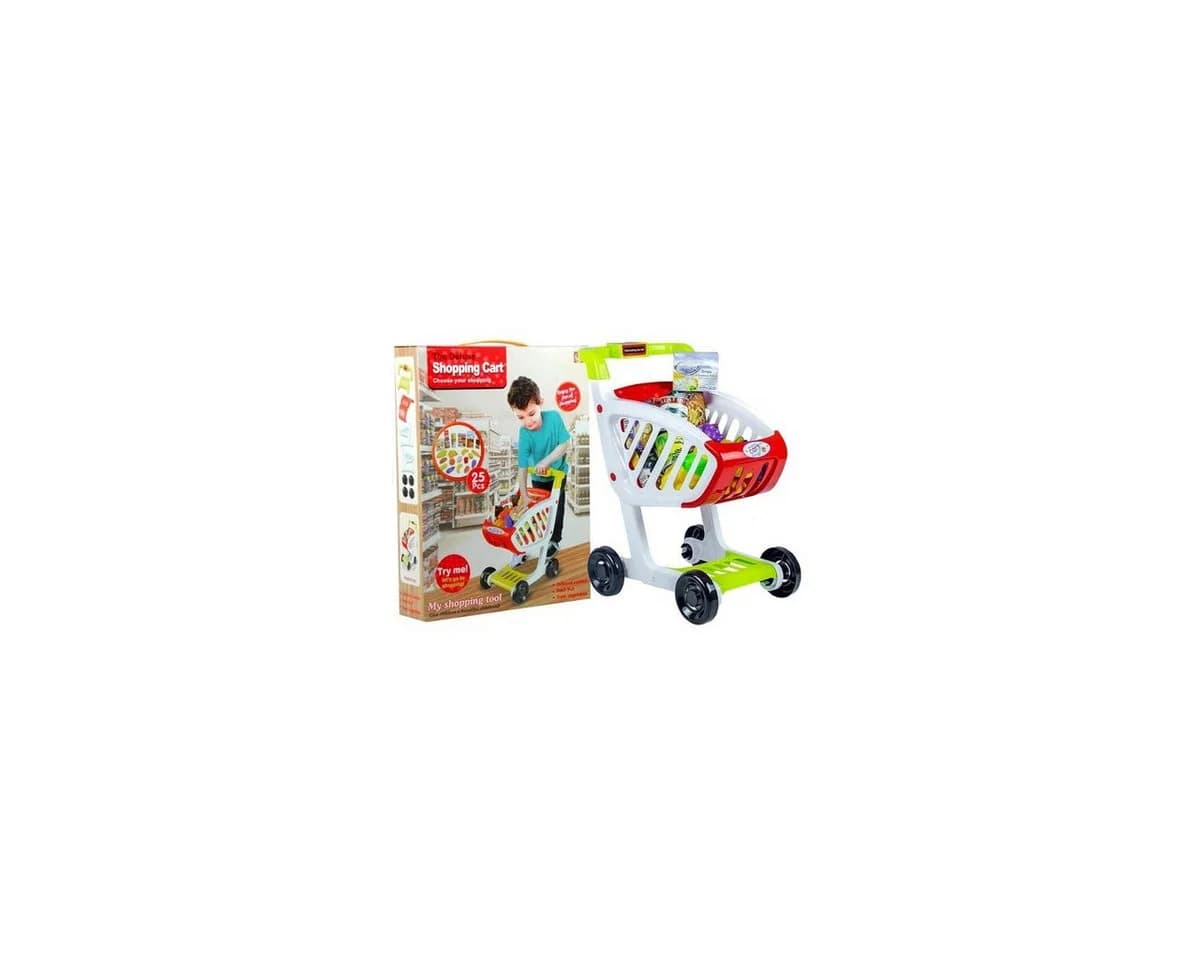 Wisam Kinder-Küchenset Einkaufswagen Obst Gemüse 25 Elemente - Bild 4