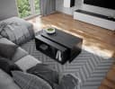 Platan Room Couchtisch 2er Set Schwarz Modern mit Stauraum Bild 1