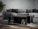 Platan Room Couchtisch 2er Set Schwarz Modern mit Stauraum Bild 5
