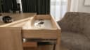 Platan Room Schminktisch Weiß mit Schublade und Push-to-Open Bild 5
