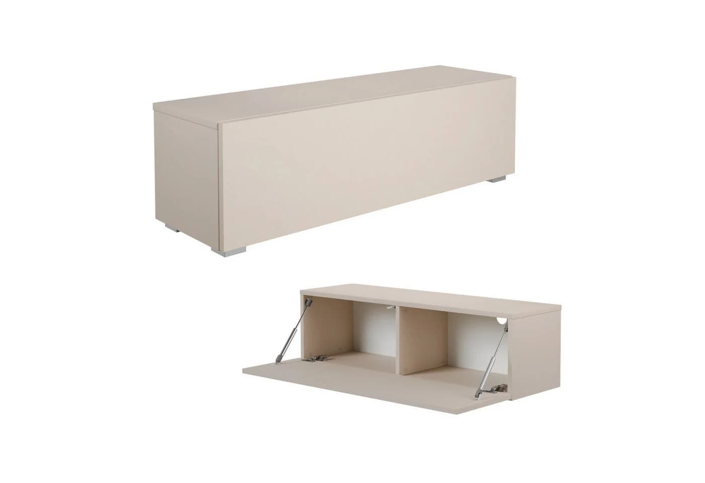 Platan Room Lowboard Kira Fernsehschrank Beige Matt