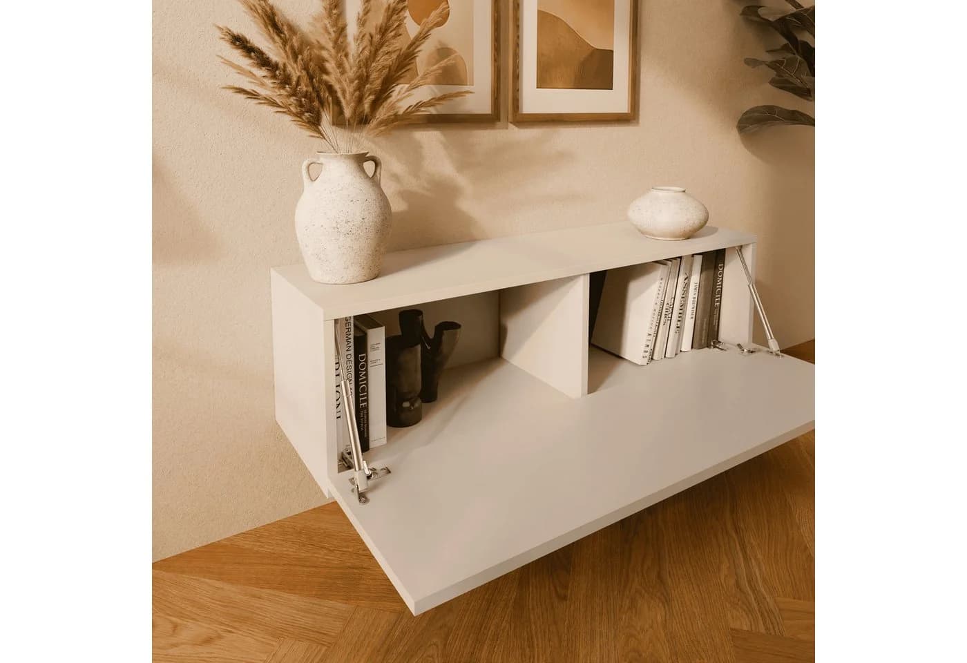 Platan Room Lowboard Kira Fernsehschrank Beige Matt - Bild 3