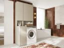 Platan Room Badezimmer-Set LORA mit Waschmaschinenschrank und Hochschrank Bild 1
