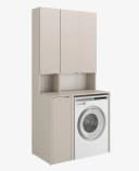 Platan Room Badezimmer-Set LORA mit Waschmaschinenschrank und Hochschrank Bild 2