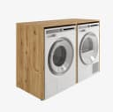 Platan Room Waschmaschinenumbauschrank DORA 130 cm breit Bild 2