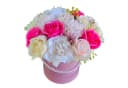 damich Kunstblumenstrauß Flowerbox mit Seifenblumen Rosa Bild 2