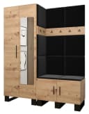 ABIKS MÖBEL Garderobe ARTIN mit gepolsterten Paneelen Industriell Design Bild 2