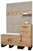 ABIKS MÖBEL Garderobe ARTIN mit gepolsterten Paneelen Industriell Design Bild 2