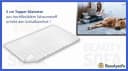 Beautysofa Boxspringbett WOOD1 mit Bettkästen und Topper Braun Bild 5