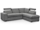 Beautysofa Ecksofa Roma Grau mit Bettkasten und Schlaffunktion Bild 2