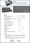Beautysofa Ecksofa Roma Grau mit Bettkasten und Schlaffunktion Bild 3