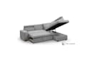 Beautysofa Ecksofa Roma Grau mit Bettkasten und Schlaffunktion Bild 4