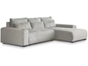 Beautysofa Ecksofa Benny mit Schlaffunktion und Bettkasten in Beige Bild 1