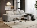 Beautysofa Ecksofa Benny mit Schlaffunktion und Bettkasten in Beige Bild 2