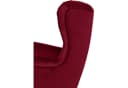 Beautysofa Ohrensessel FALCO Chesterfield Sessel Samt Rotwein Bild 3