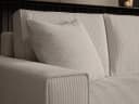 Beautysofa Ecksofa PARYS L mit Schlaffunktion und Bettkasten Beige Cordstoff Bild 4