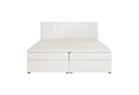 Beautysofa Boxspringbett TOPIQ mit Bettkasten Weiß Bild 3