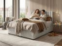 Beautysofa Boxspringbett ERIC mit Bettkasten & Topper Bild 2