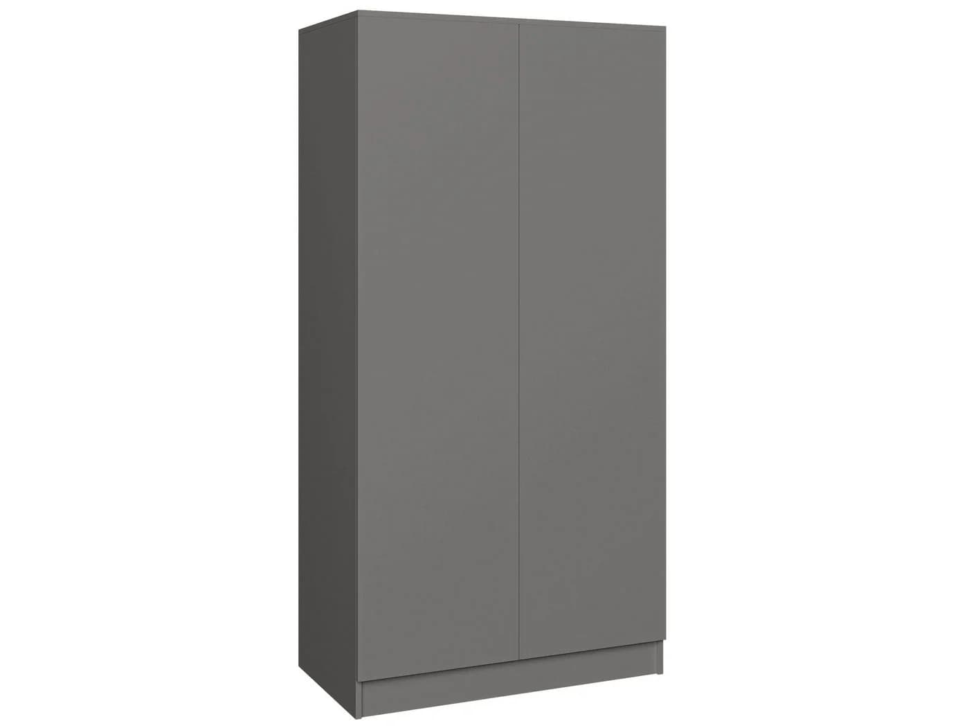 Beautysofa Kleiderschrank LOOK 90x180 cm Grau Tipp-On System - Bild 4