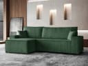 Beautysofa Ecksofa HEKTOR Cordstoff Grün mit Bettkasten und Schlaffunktion Bild 2