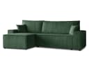 Beautysofa Ecksofa HEKTOR Cordstoff Grün mit Bettkasten und Schlaffunktion Bild 3