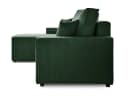 Beautysofa Ecksofa HEKTOR Cordstoff Grün mit Bettkasten und Schlaffunktion Bild 4