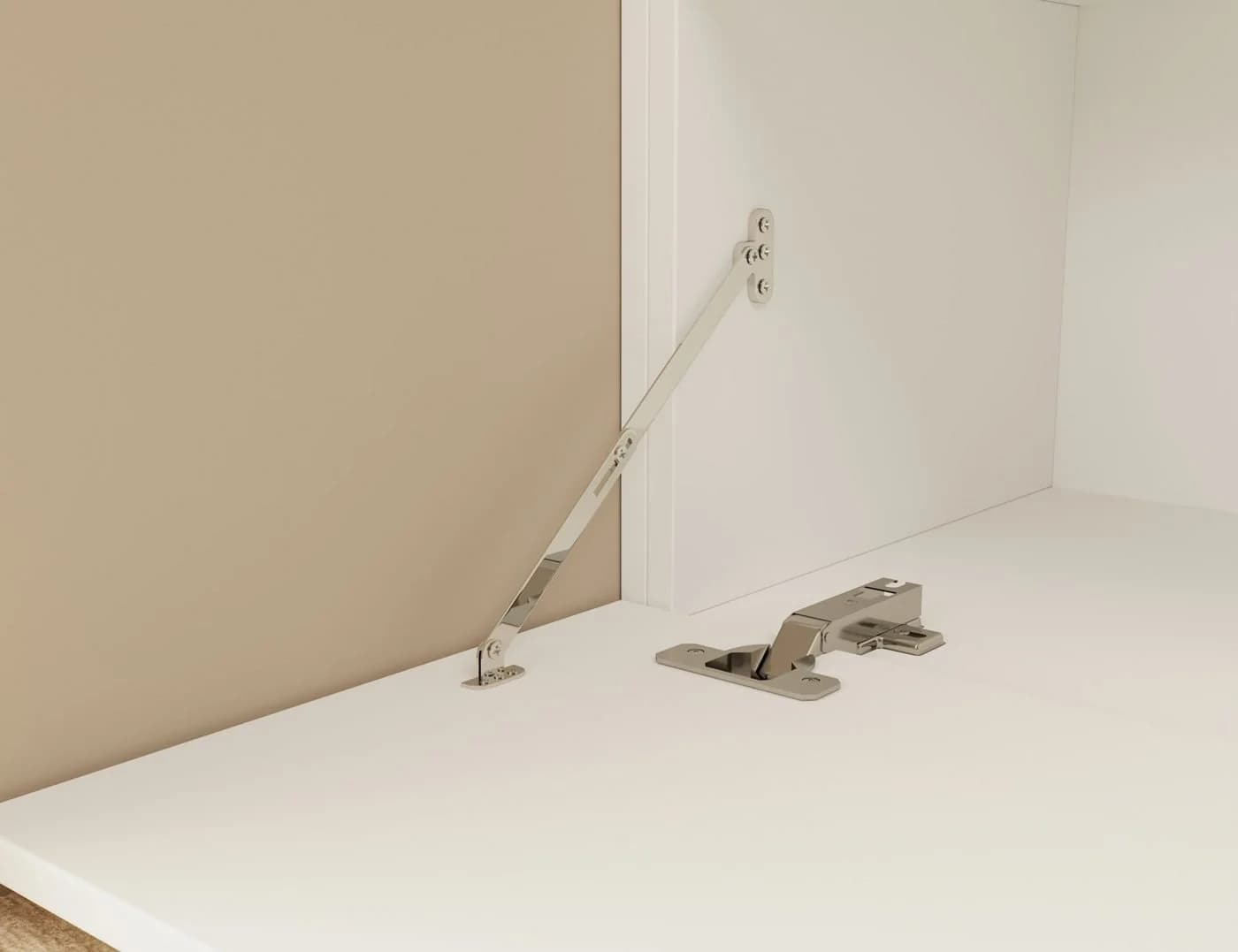 Garderoben-Set MARGARET mit Sitzbank & Kleiderschrank - Bild 5
