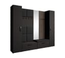 Beautysofa Garderobenschrank MARGARET XL mit Spiegel und Sitzbank Bild 2