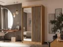 Beautysofa Kleiderschrank HELIX II mit Spiegel und Schubladen Modern Bild 1