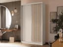 Beautysofa Kleiderschrank Helios Modern mit Schiebetür Beige Bild 1