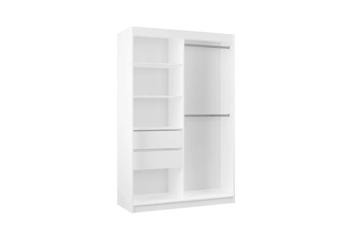 Beautysofa Kleiderschrank GAJA II mit Spiegel Schiebetürenschrank - Bild 4