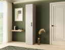 Beautysofa Garderobenschrank MARGARET IV Beige mit Kleiderstange Bild 1