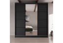 Beautysofa Kleiderschrank VILO II mit Spiegel und Schubladen Bild 3