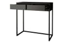 Beautysofa Konsolentisch LANGO Modern Schwarz/Weiß Metallbeine Bild 3