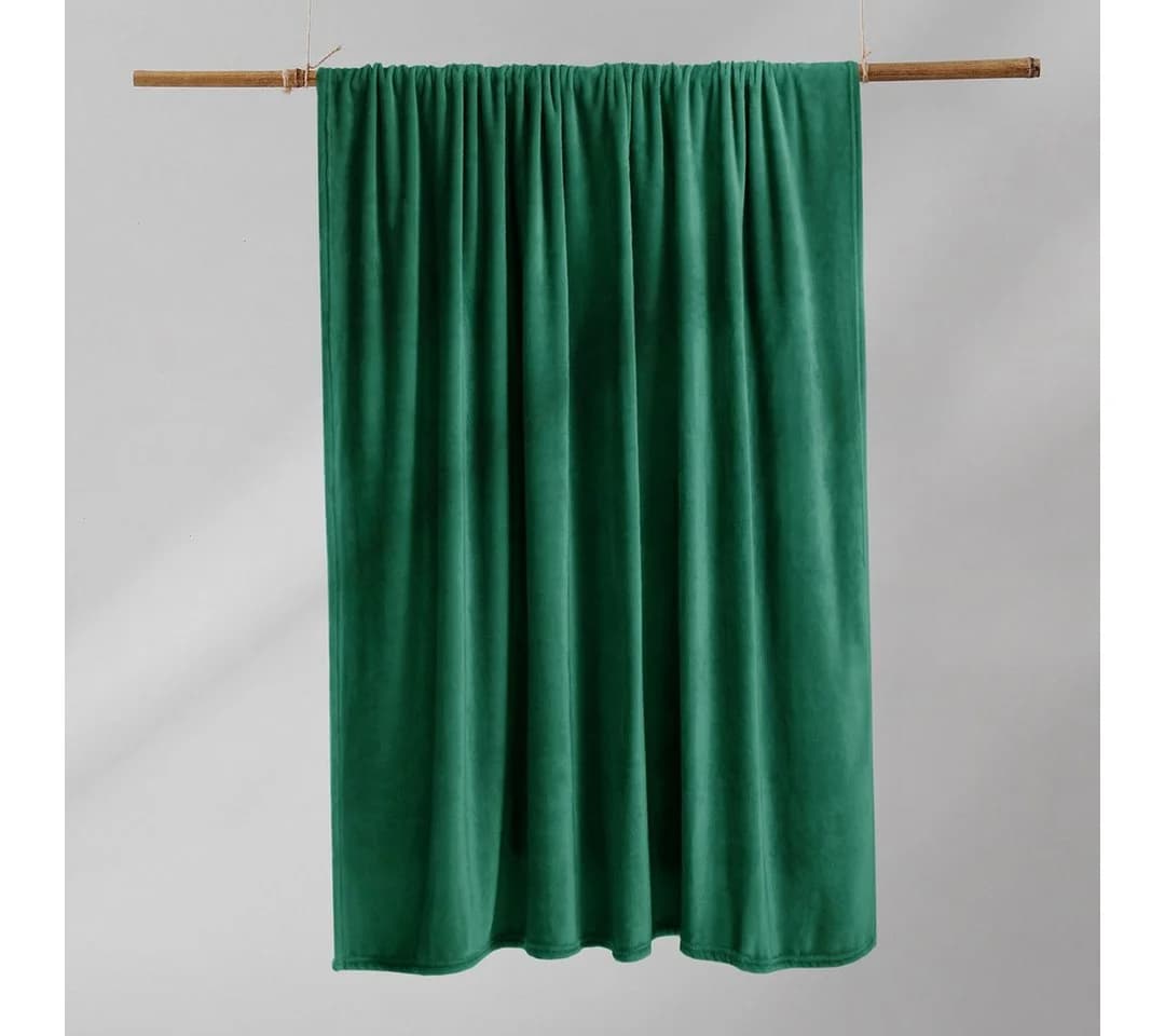 DecoKing Wohndecke Super Soft Kuscheldecke Grün Polyester