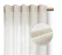 Restilo Gardine Stangendurchzug Transparent Microfaser Leinen Bild 2
