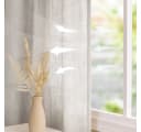 Restilo Gardine Stangendurchzug Viskose Microfaser Transparent Muster Bild 3