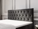 Masseno Boxbett FONDI mit Bonell Matratze und Topper Grau Bild 4