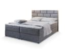 Masseno Boxbett KERLO mit Bonell-Matratze, Topper & Bettkasten grau Bild 1