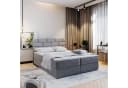 Masseno Boxbett KERLO mit Bonell-Matratze, Topper & Bettkasten grau Bild 2