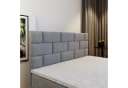Masseno Boxbett KERLO mit Bonell-Matratze, Topper & Bettkasten grau Bild 4