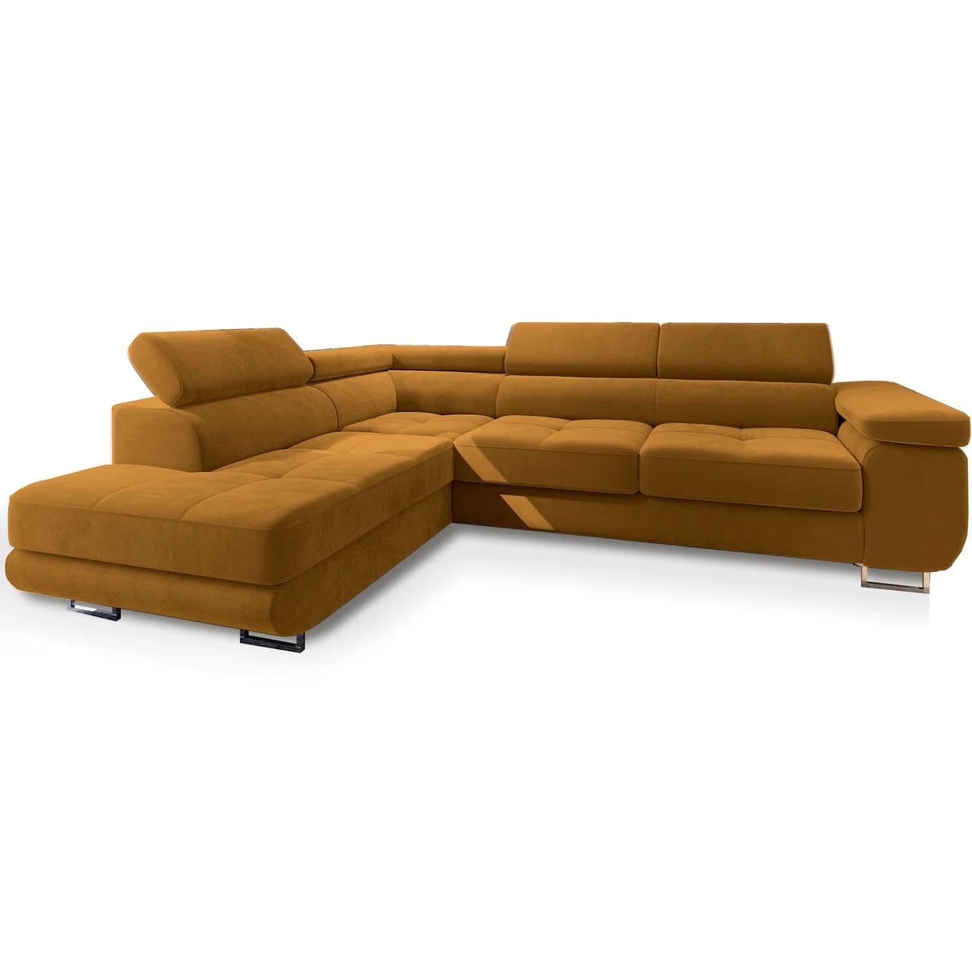 Masseno Ecksofa SELVA L-Form mit Schlaffunktion und Bettkasten