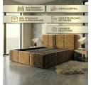 A&J MöbelLand Polsterbett MONAKO mit Matratze und Bettkasten Beige Bild 5