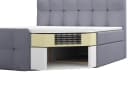 A&J MöbelLand Boxspringbett BERG Rosa mit Bettkasten und Topper Bild 4