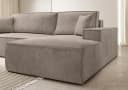 Selsey Ecksofa FARESE NEW Beige mit Schlaffunktion und Bettkasten Bild 1
