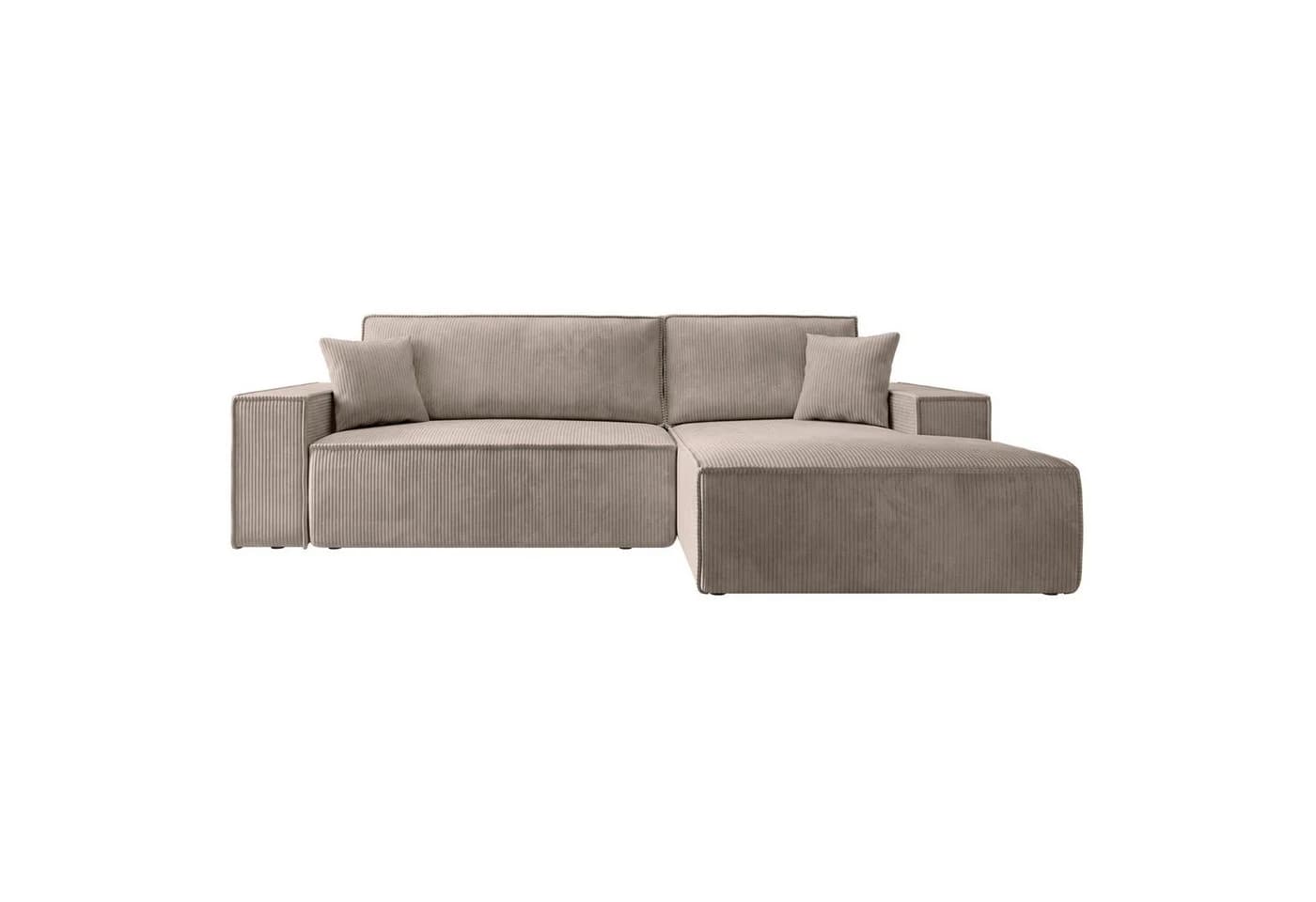 Selsey Ecksofa FARESE NEW Beige mit Schlaffunktion und Bettkasten - Bild 5